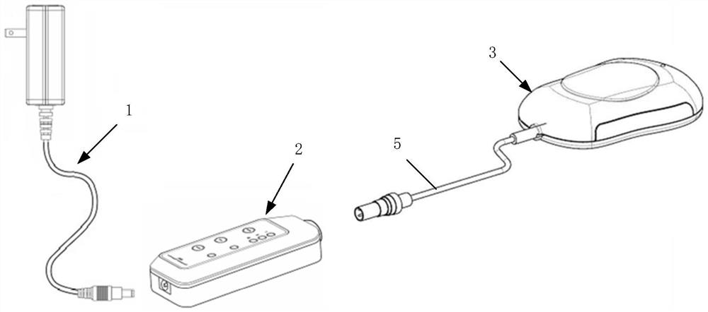 Portable infrared LED therapeutic instrument and therapeutic equipment