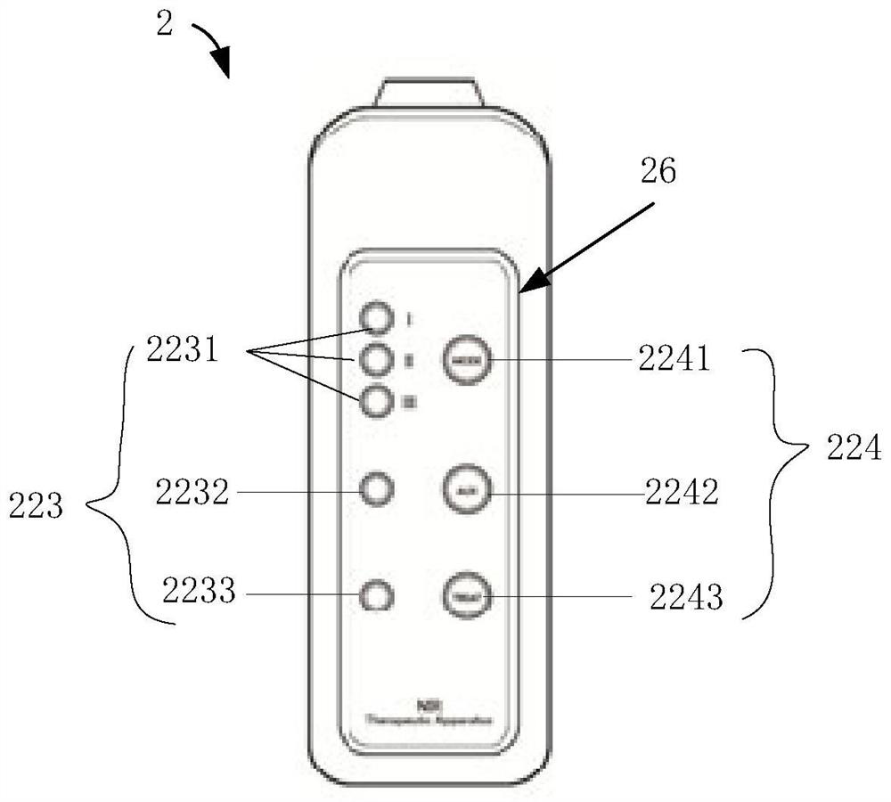 Portable infrared LED therapeutic instrument and therapeutic equipment