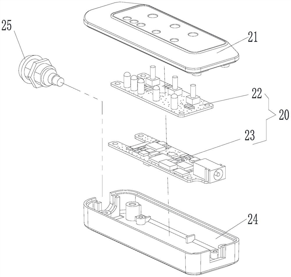 Portable infrared LED therapeutic instrument and therapeutic equipment