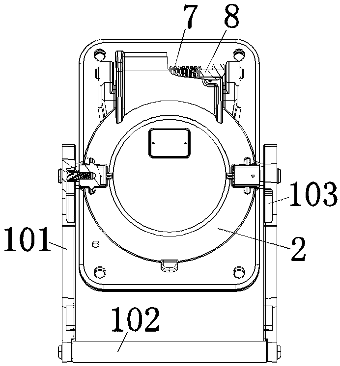 Non-spark three-phase four-pole explosion-proof socket