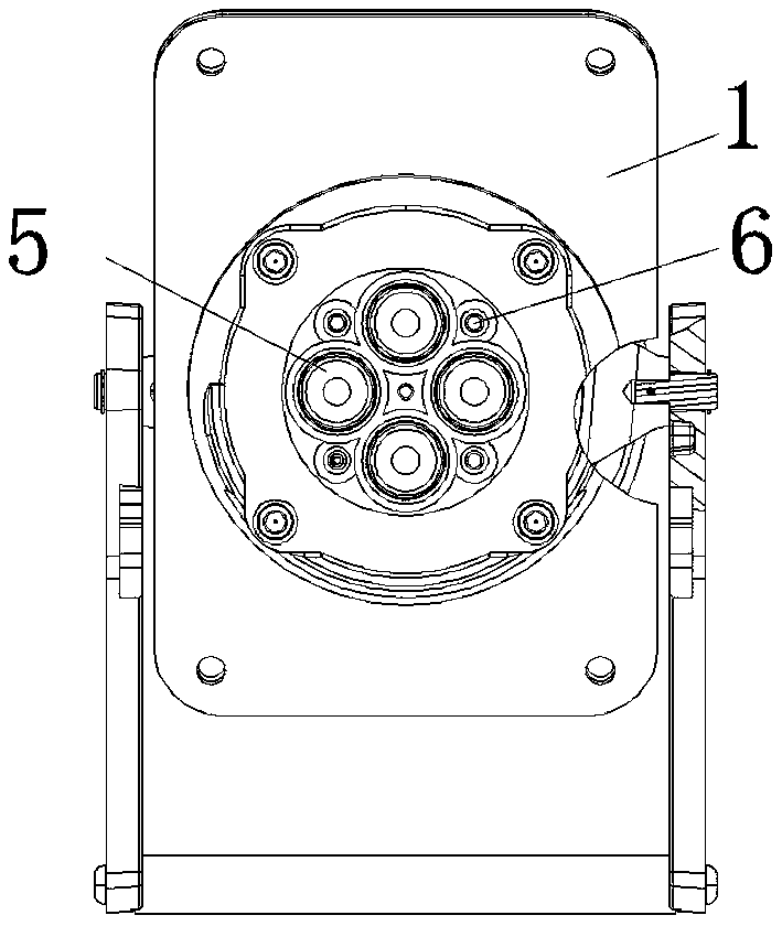 Non-spark three-phase four-pole explosion-proof socket