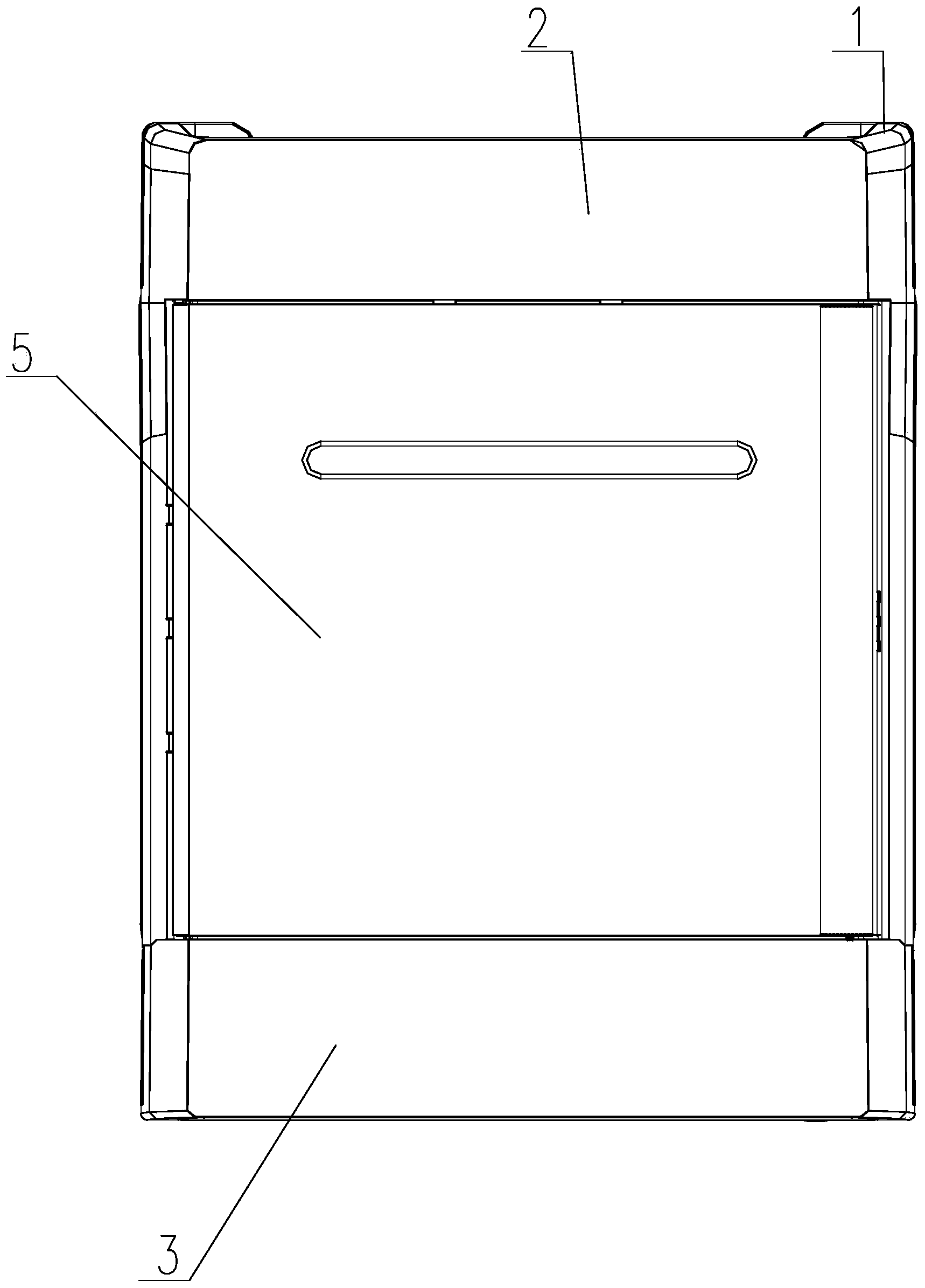Bar counter bottle rack assembly and refrigerator with same