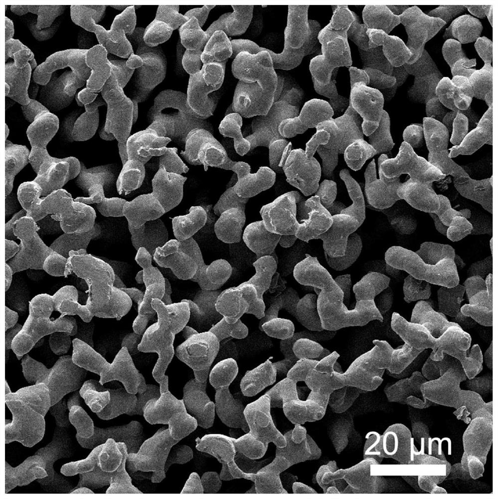 Three-dimensional foamed silver-copper bimetallic sulfide self-supporting film and preparation method thereof