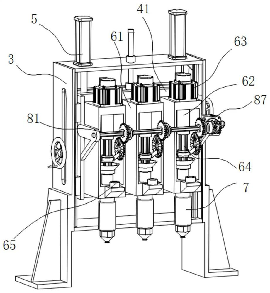 Mechanical and electrical integrated injection molding device for workpiece production and processing