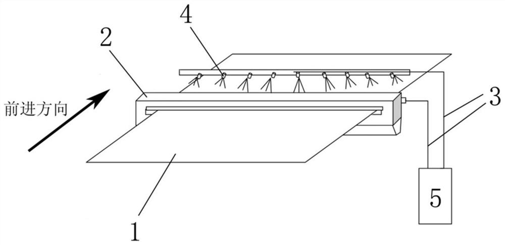 A device for removing iron oxide and improving the detection rate of surface problems and its operation process