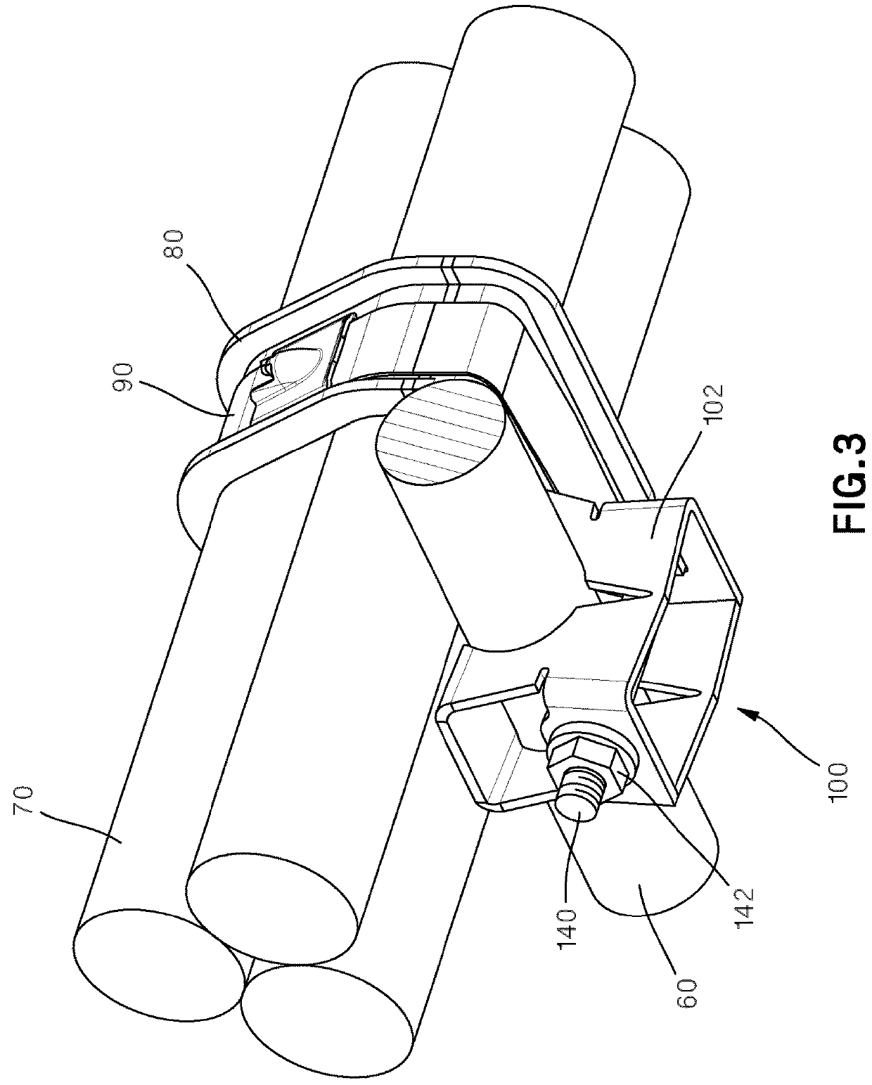 Cradle Clamp Bracket Assembly