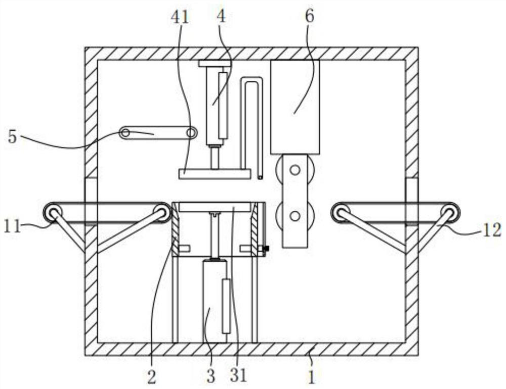 Laminating and surface treatment equipment for high-strength polyester fiber netted sandwich cloth material