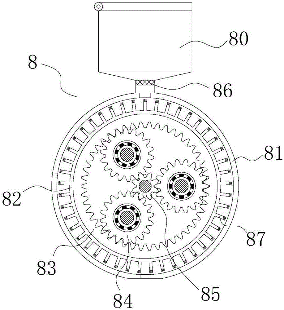 Equidirectional double-station sorting device with sterilizing effect