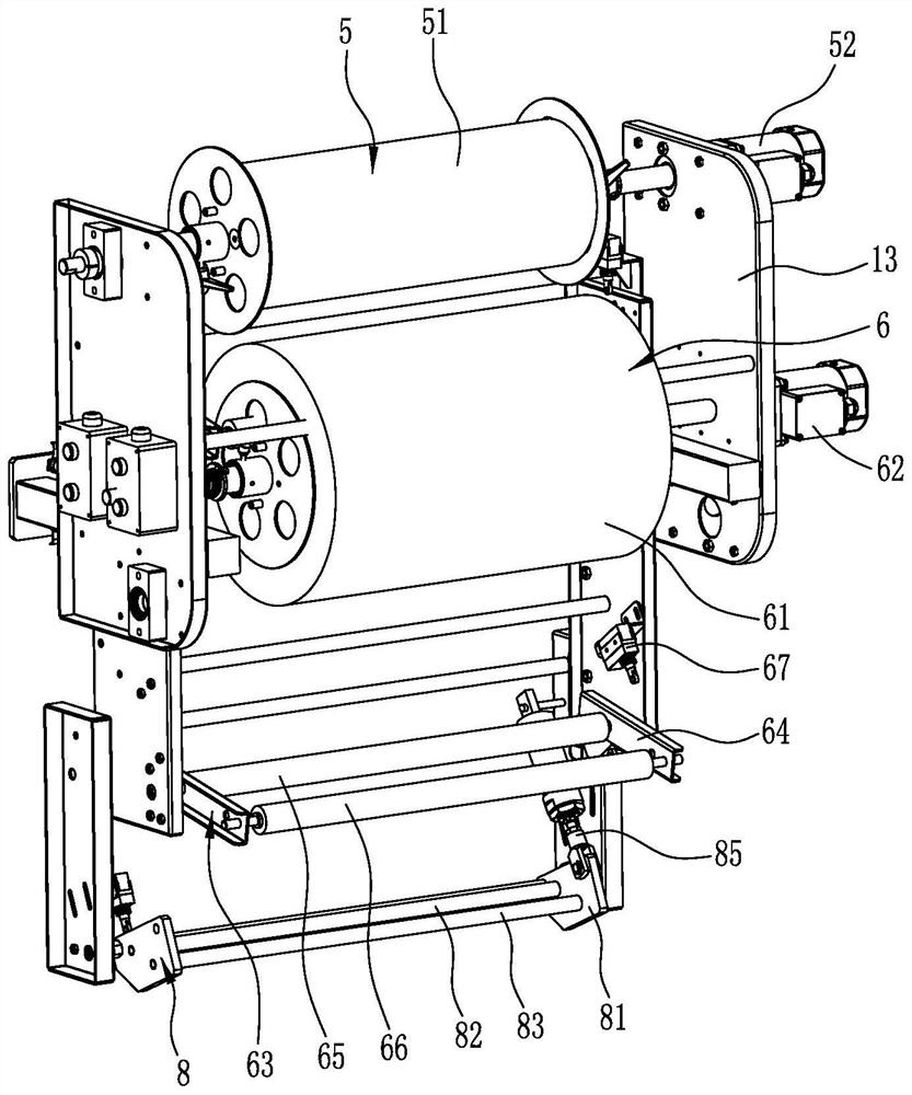 Efficient suction filtration device of press
