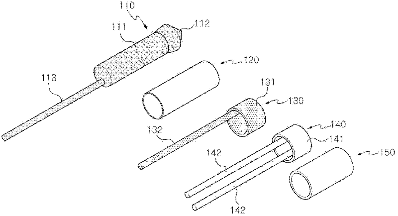 Direction-controllable electrode body for selectively removing bodily tissue, and guide pipe