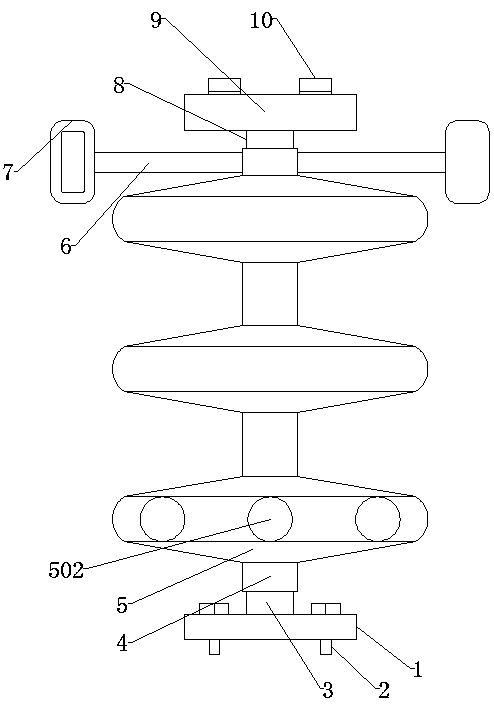 Rotatable dustproof insulator