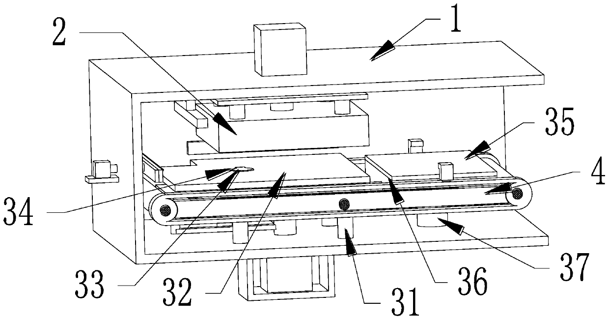 Punch forming system for manufacturing metal plate panel of electrical control cabinet