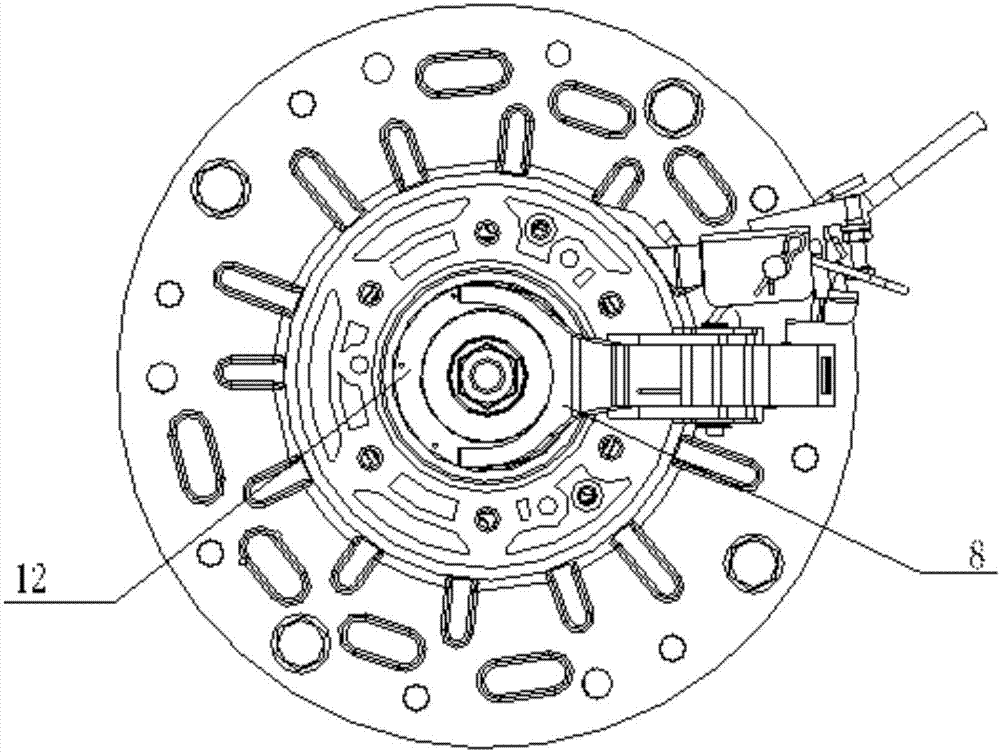 Frequency-conversion hand-rubbing motor reducing clutch device and washing machine