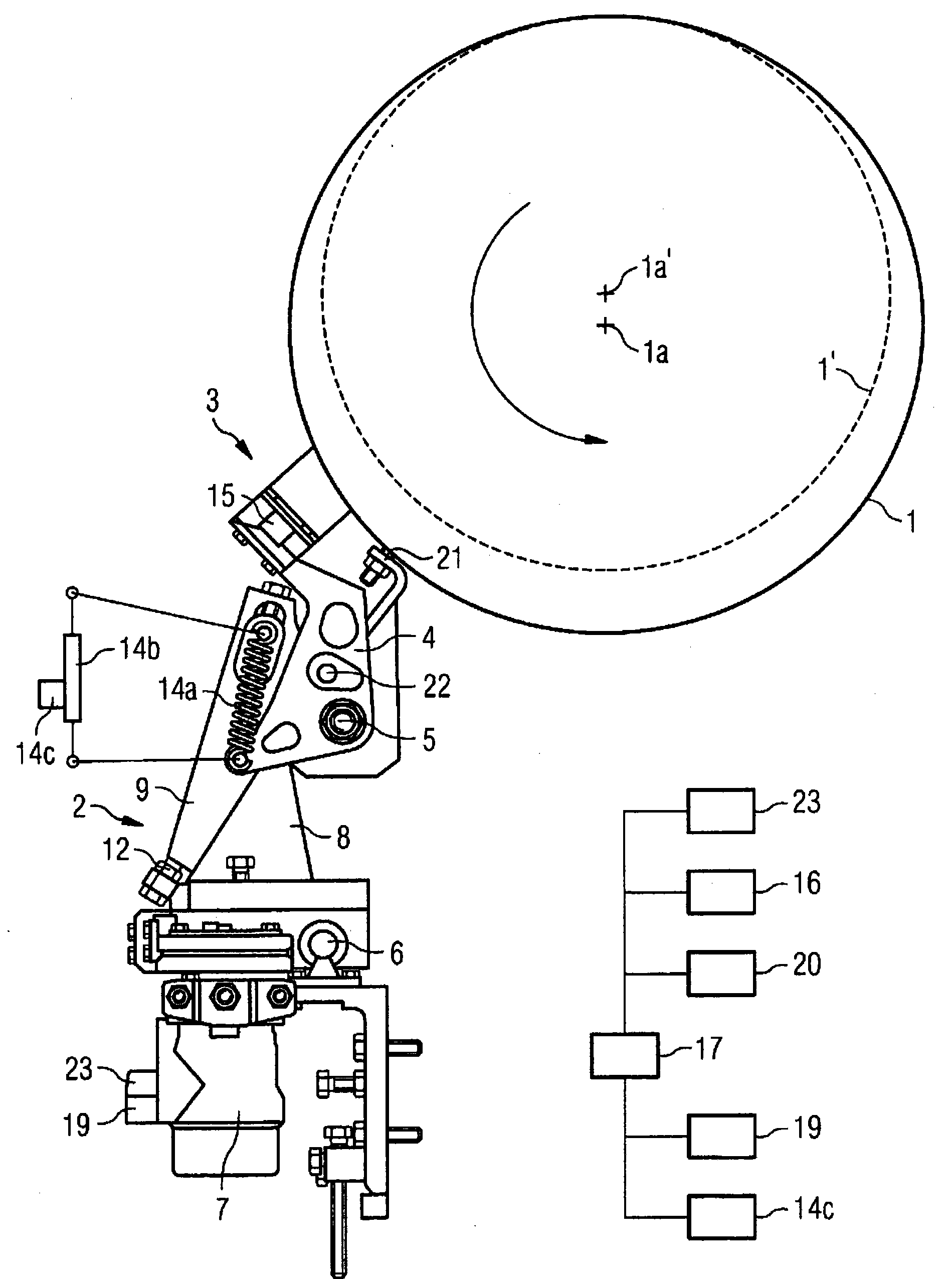 Method and device for cleaning the outer surface of roll or roller