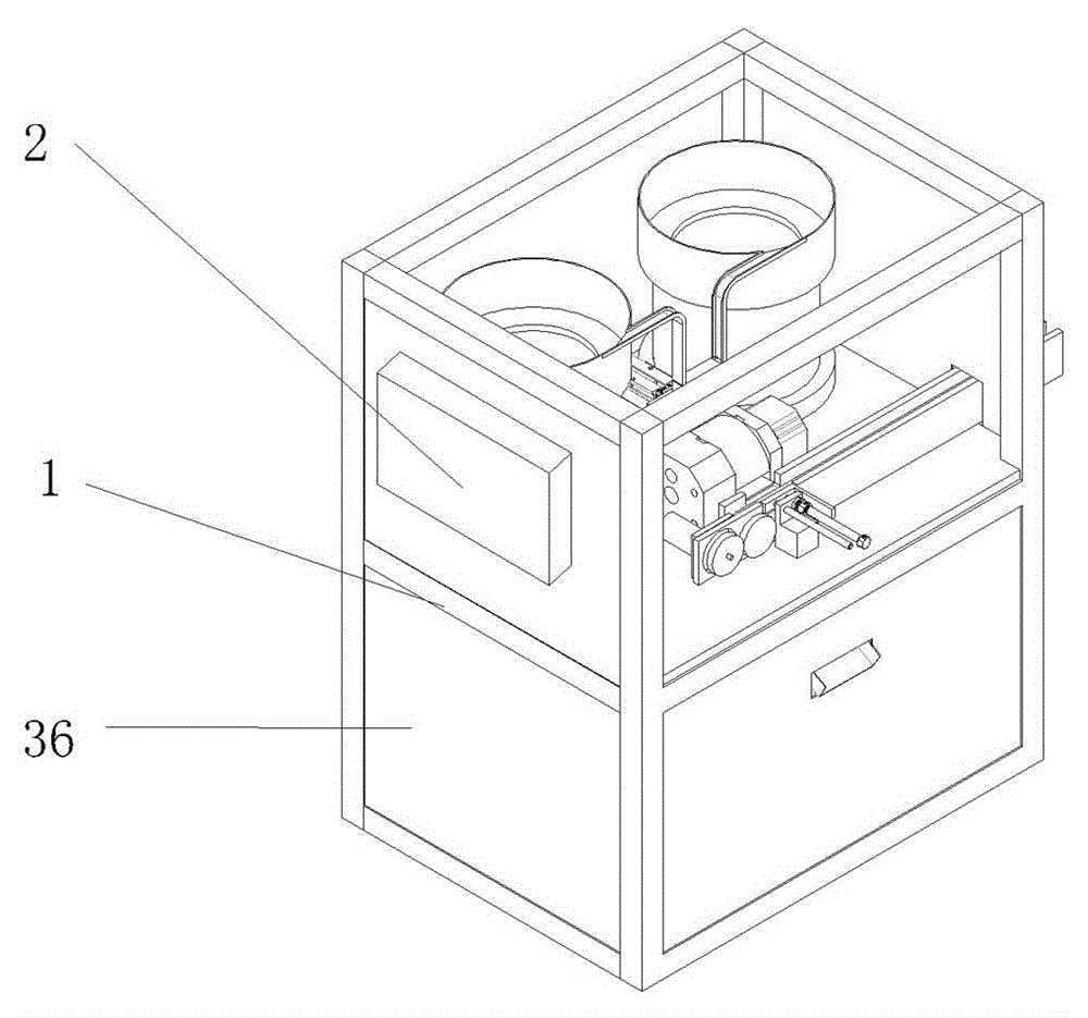 Automatic assembling machine for spring seats