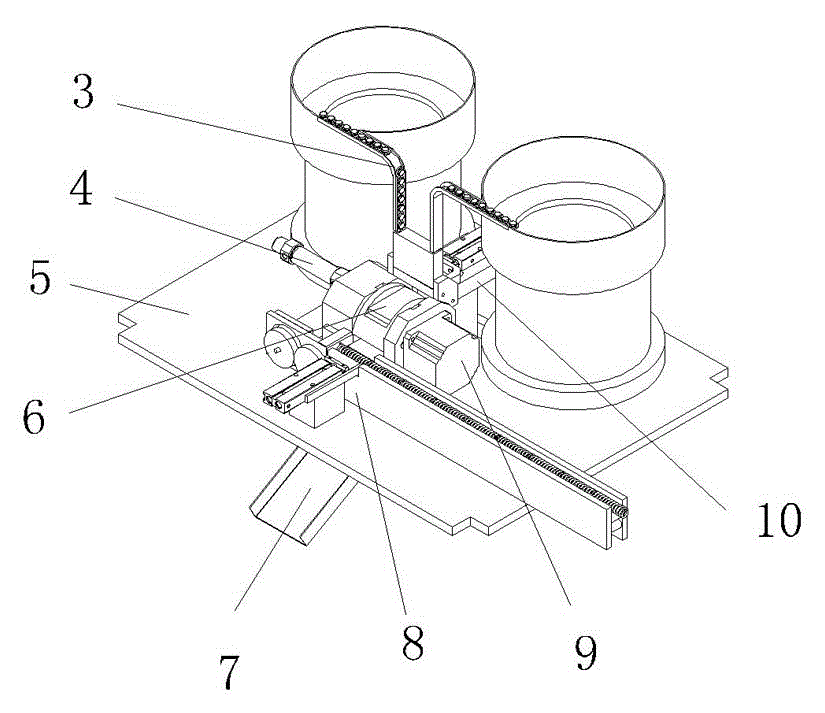 Automatic assembling machine for spring seats