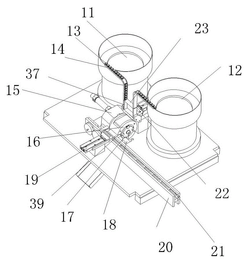 Automatic assembling machine for spring seats