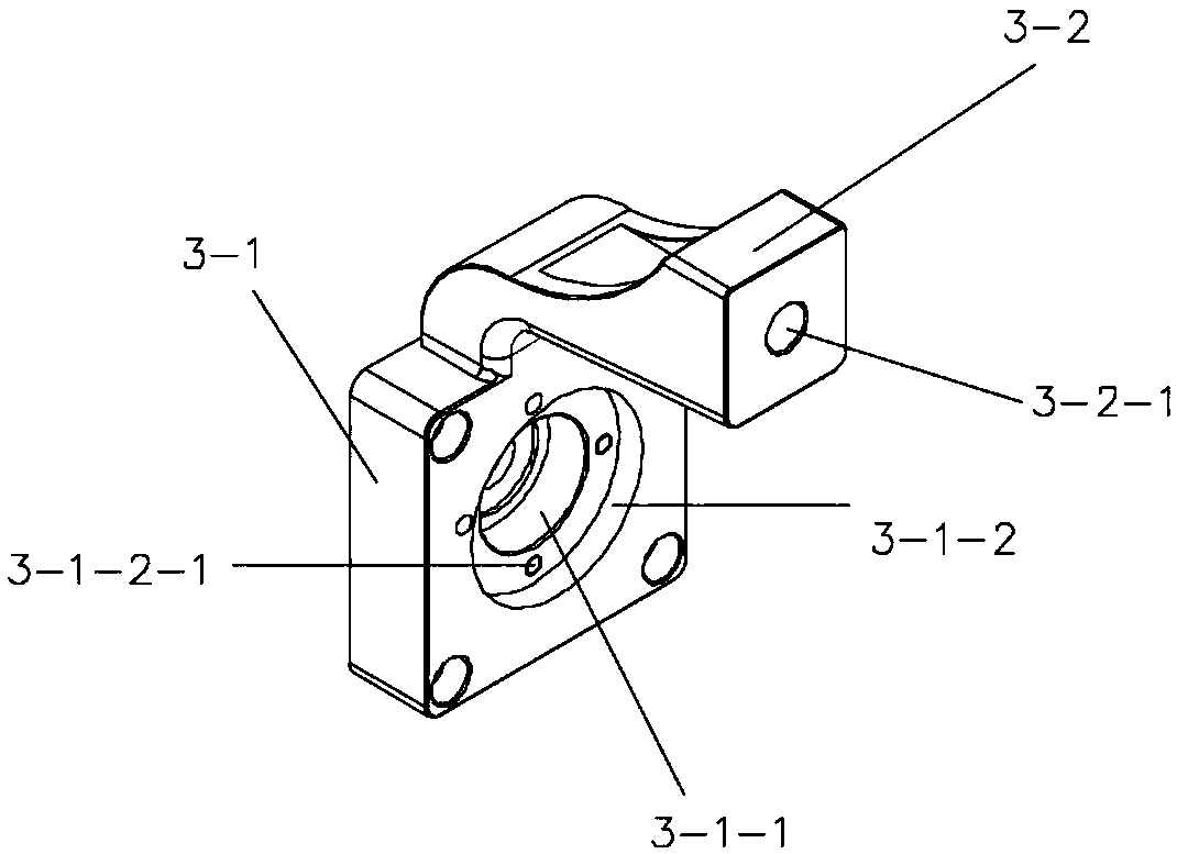 An outboard steering gear of a yacht