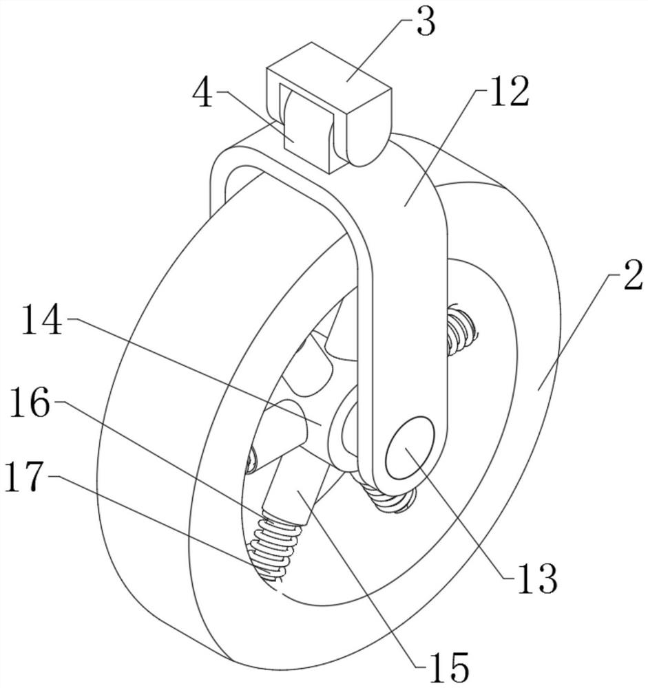 Anti-lock roller skating structure and anti-lock cross-country roller skate