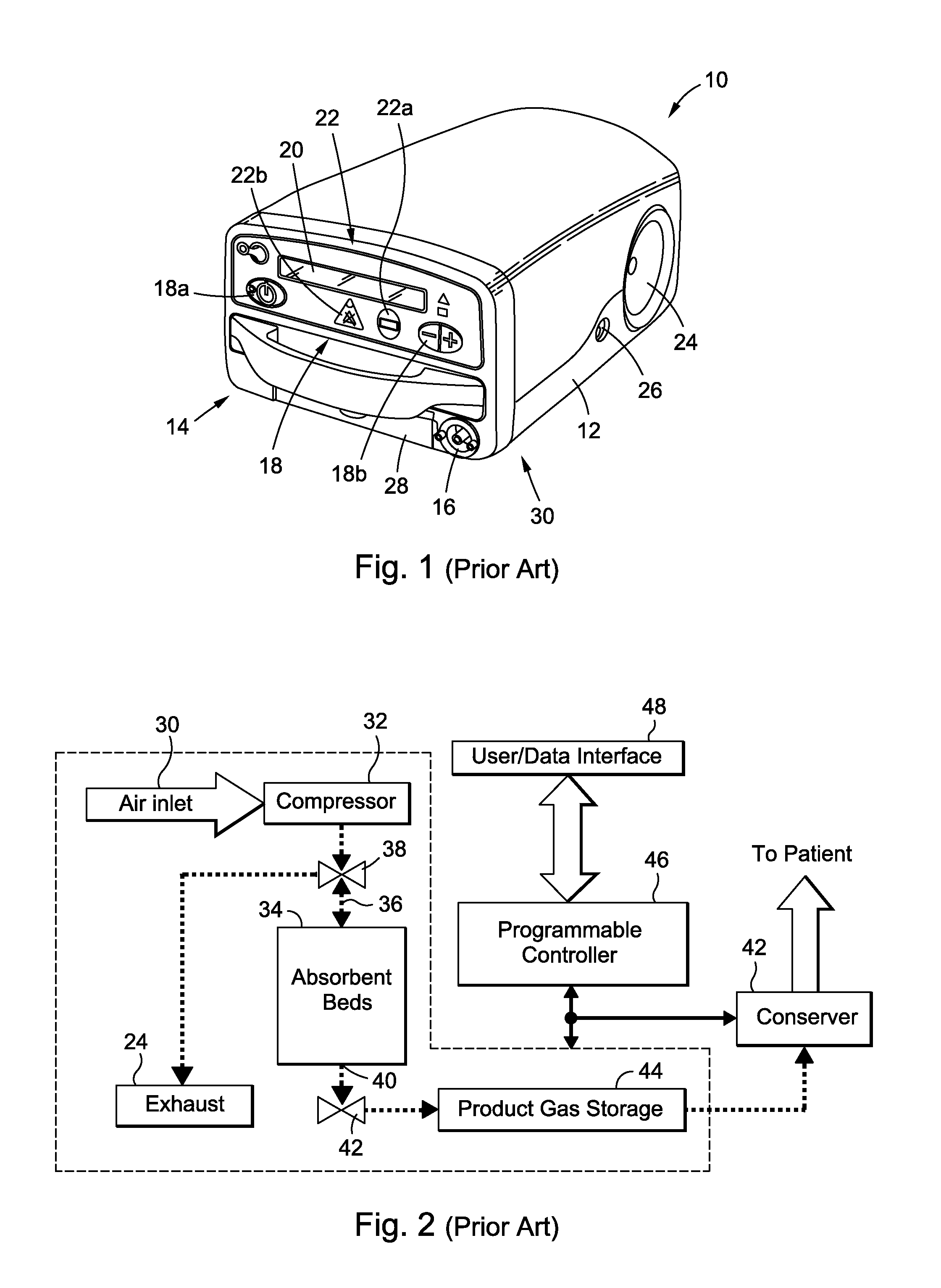 Oxygen concentrator for high pressure oxygen delivery with oxygen circulation loop and improved portability