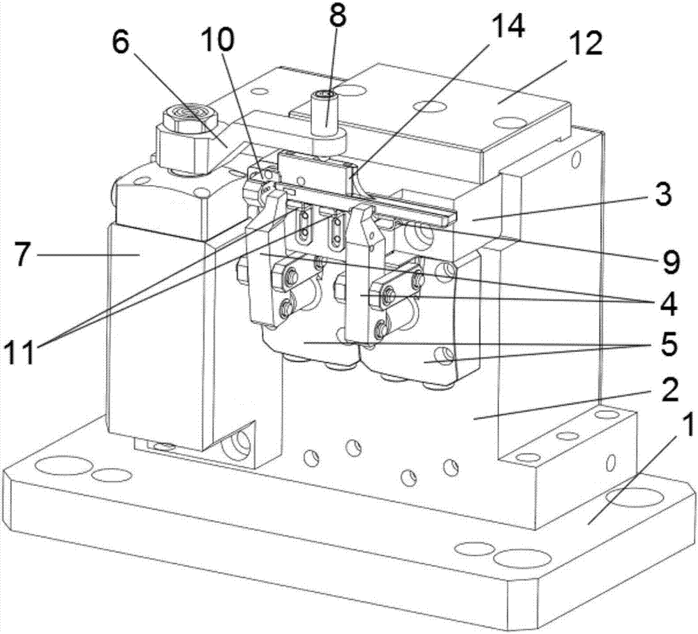 Surface milling clamp for double workpieces