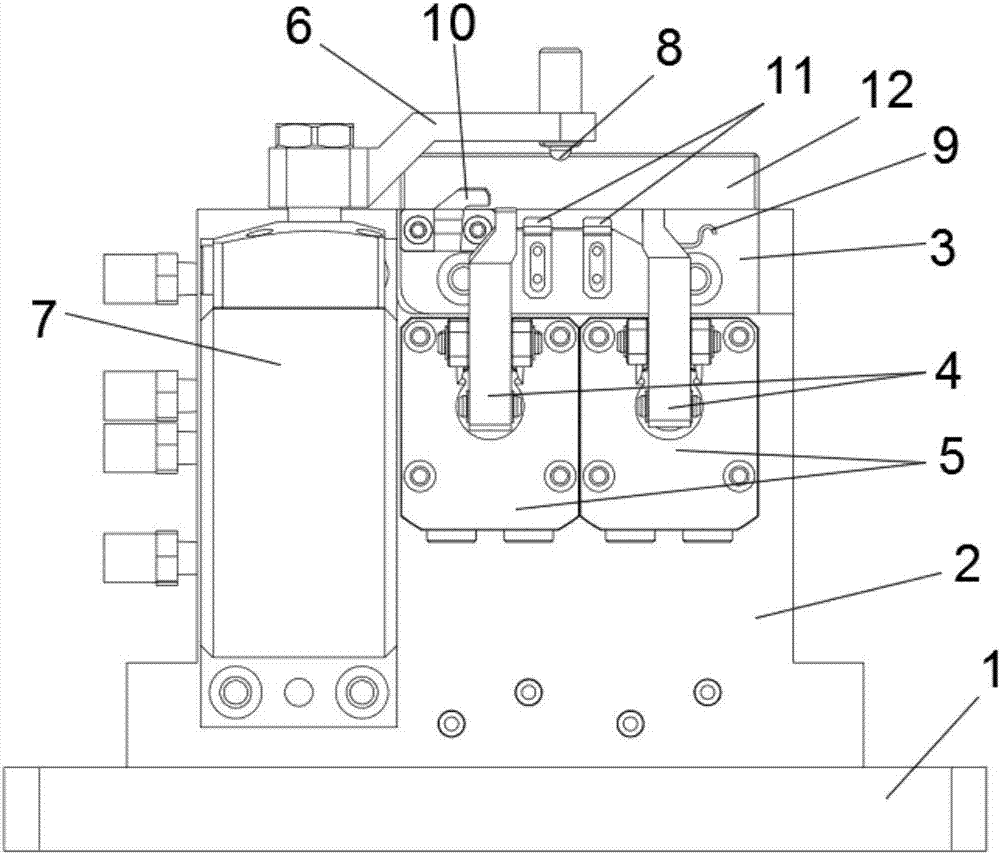 Surface milling clamp for double workpieces