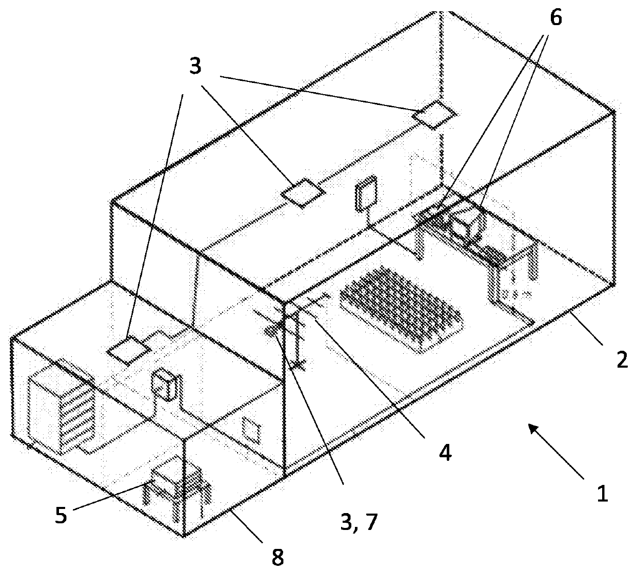 EMC test system and EMC test method using LiFi