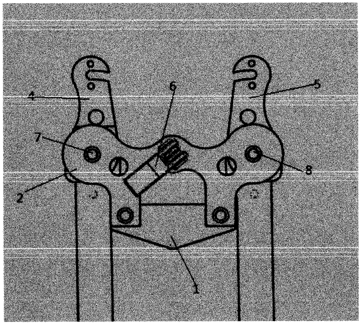 Bicycle handle folding mechanism