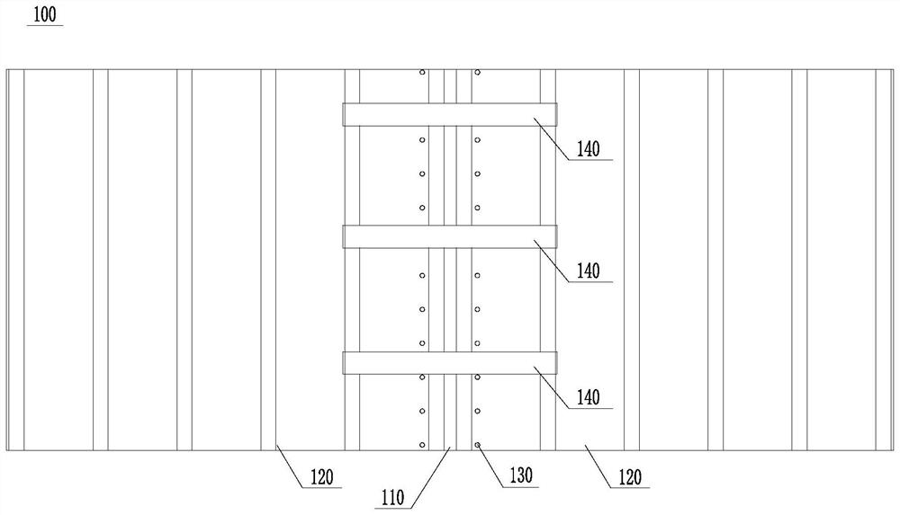 Steel structure composite floor and construction method thereof