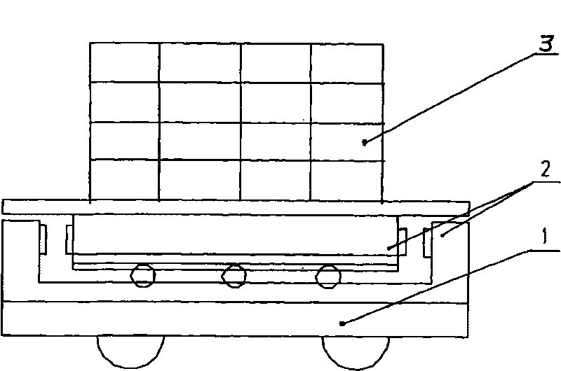 Shuttle with magnetic buffer device