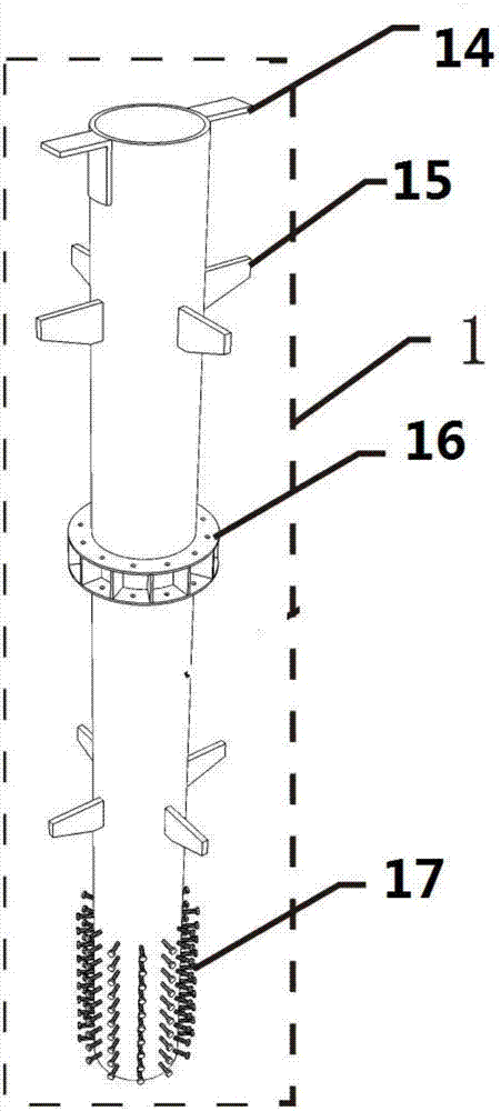 Steel pipe column verticality adjusting device and pile column integrated construction technology by using steel pipe column verticality adjusting device in reverse construction