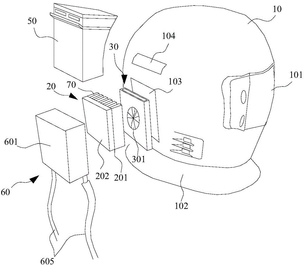 Water circulating type temperature-adjustable dust cap