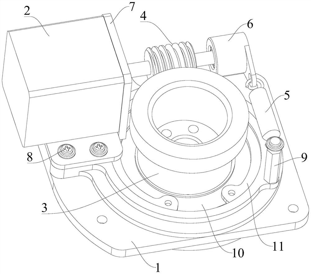 Worm and gear transmission structure