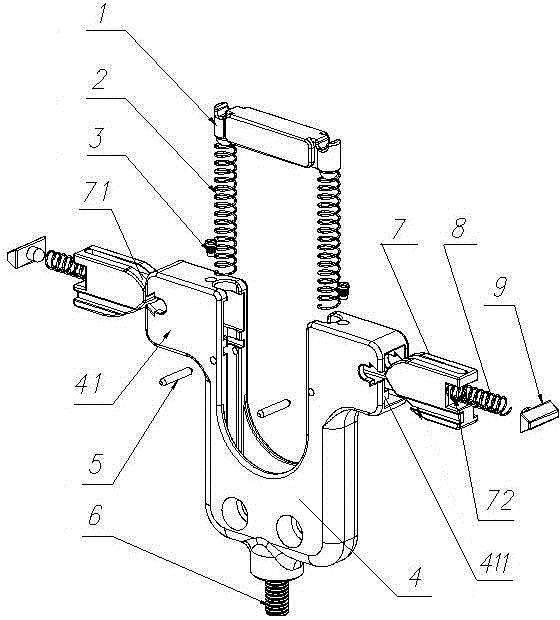 Cable arrangement, discharging and clamping device
