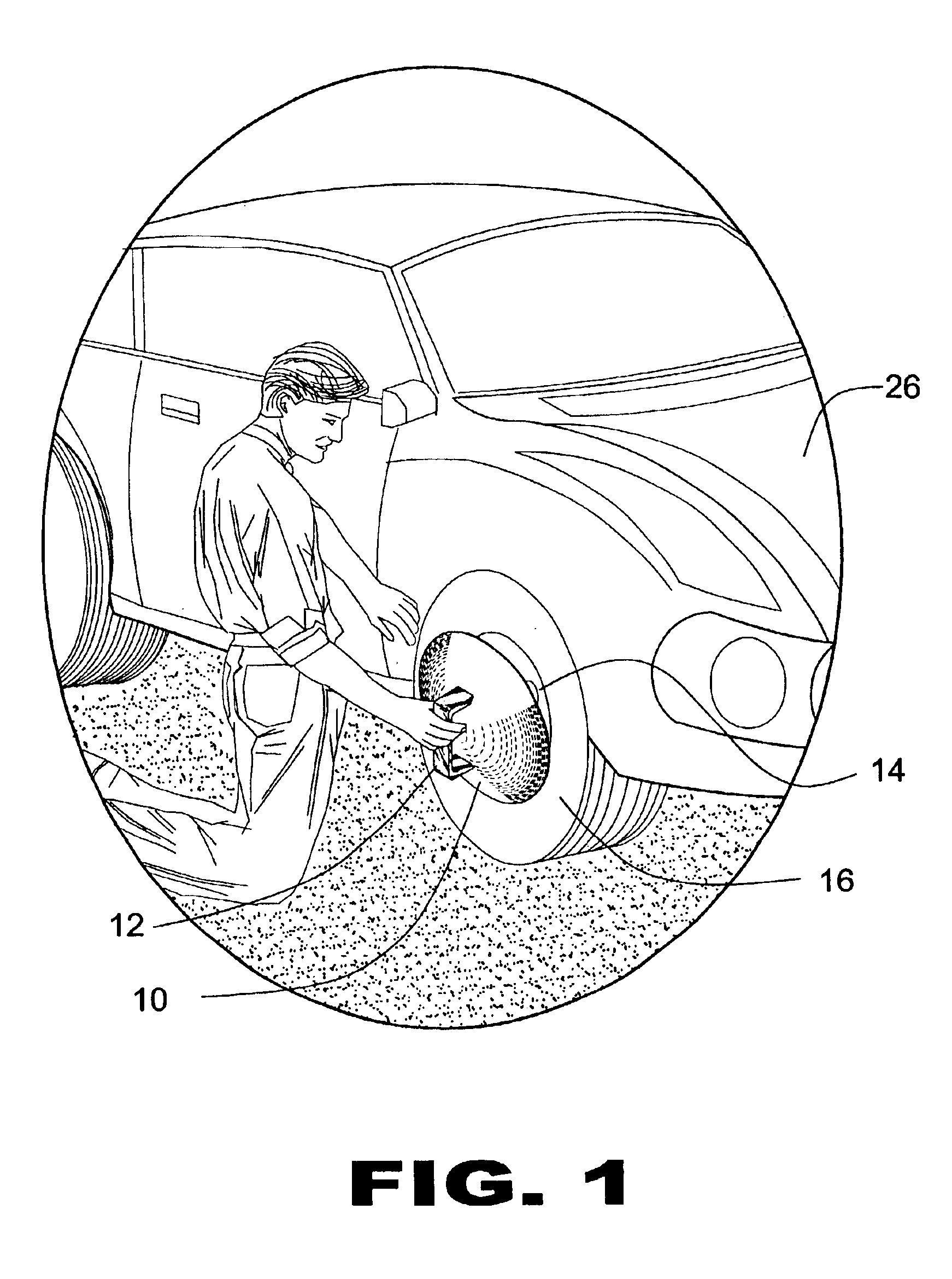 Wheel cover device