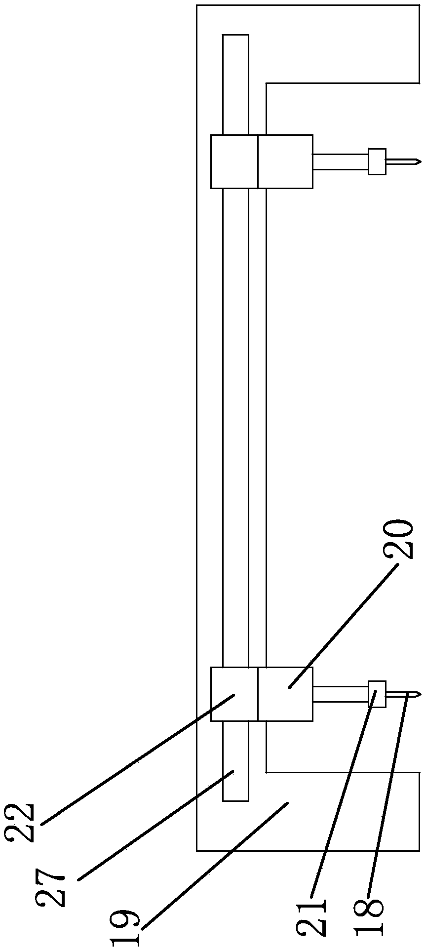 Transverse cutting mechanism of buckle plate cutting device