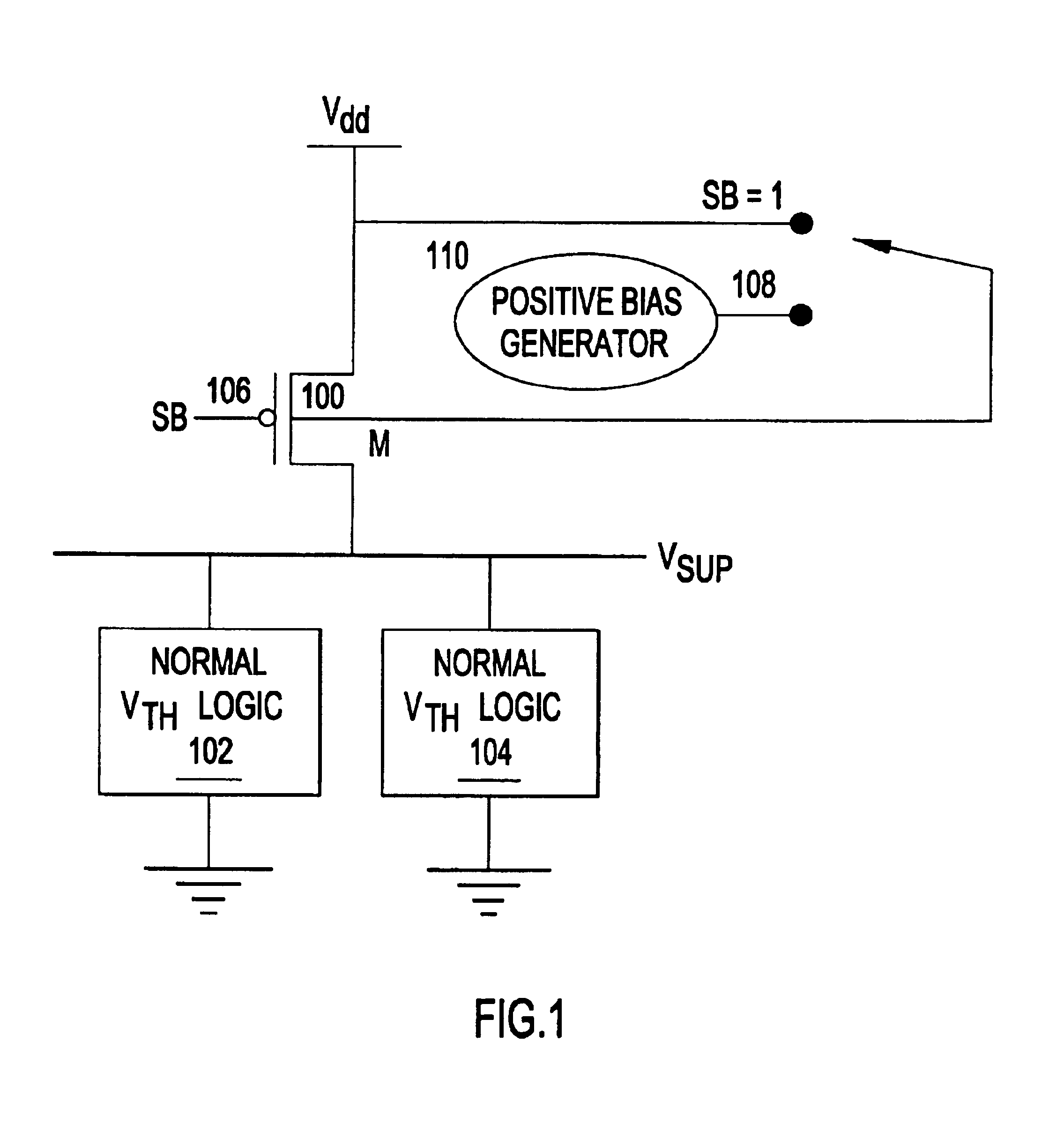 Method of reducing leakage current in sub one volt SOI circuits