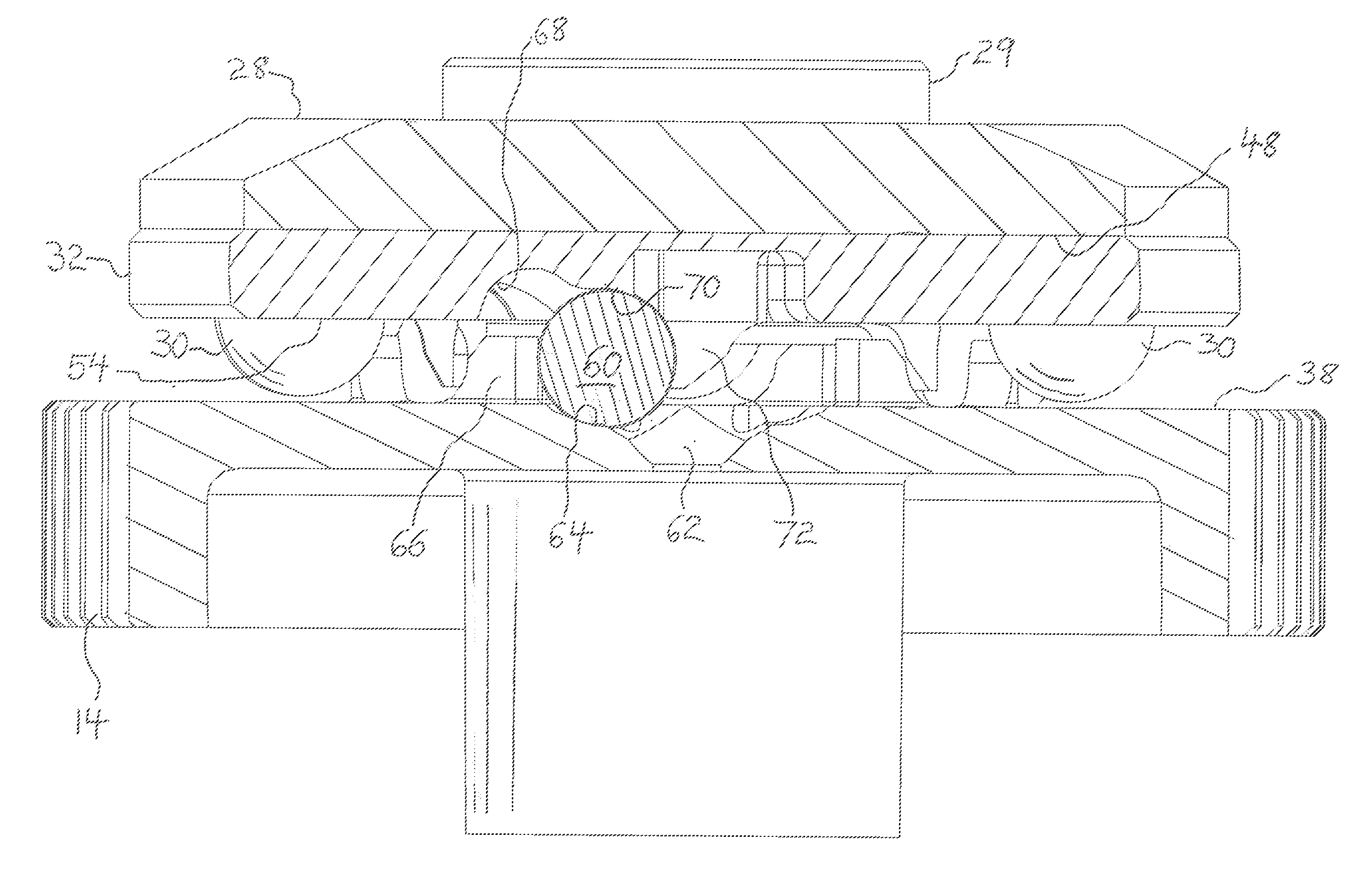 Non-chattering ball detent torque limiter