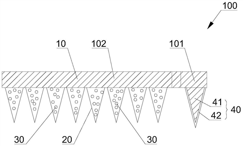 Drug-loading microacupuncture needle, drug-loading microacupuncture needle paster, microacupuncture needle system for electrically adjusting and controlling drug release, and preparation method of drug-loading microacupuncture needle