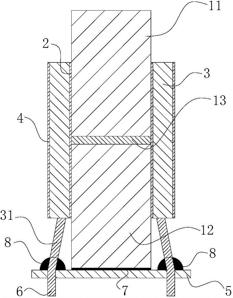 Stitch electric reactor and method for manufacturing same