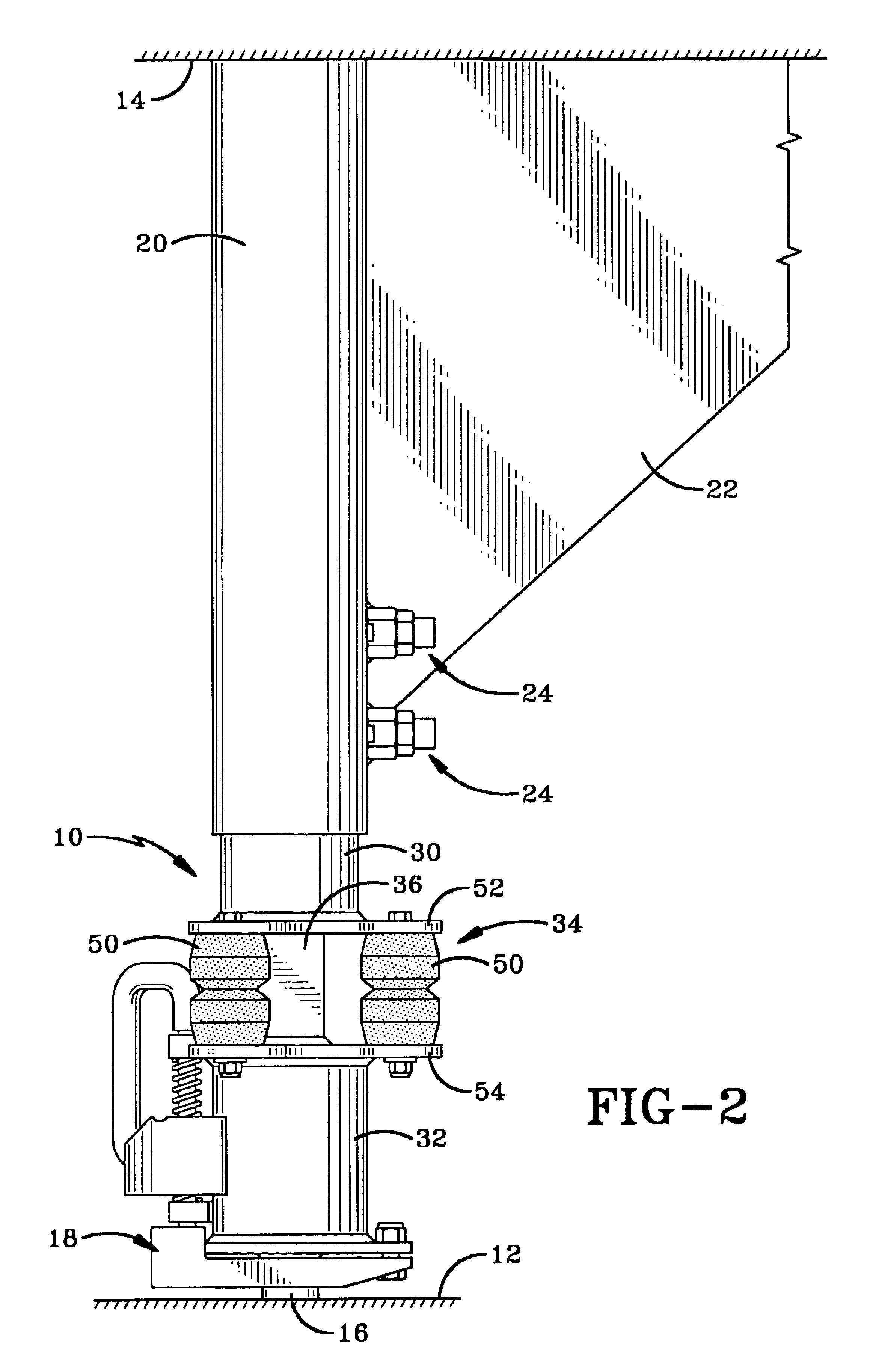 Shock absorbing trailer hitch