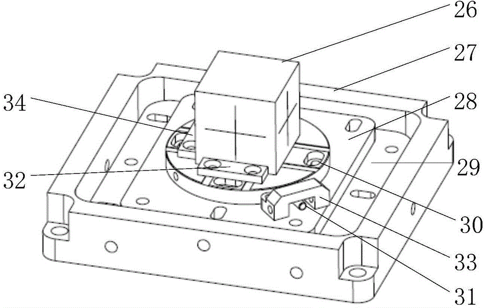 Device for calibrating geometric quantity of static calibration table of wind tunnel balance
