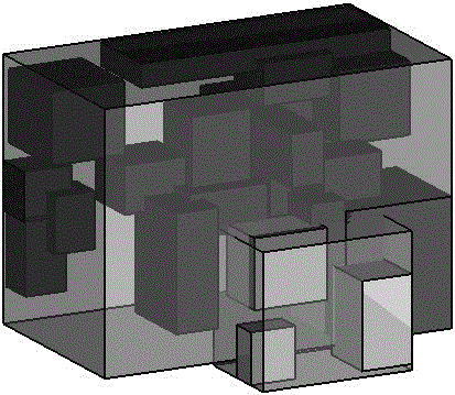 R-tree shape and location multi-target node splitting method for n-dimension mass point clouds