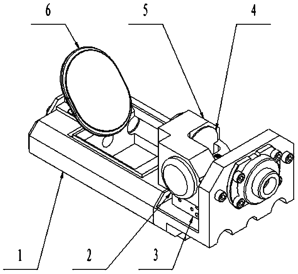 Ultrasonic angle adjustment device in water immersion ultrasonic testing