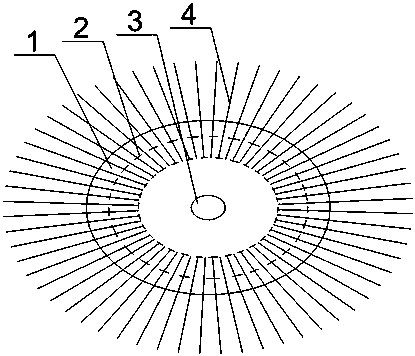 Wire drawing and paying-off structure