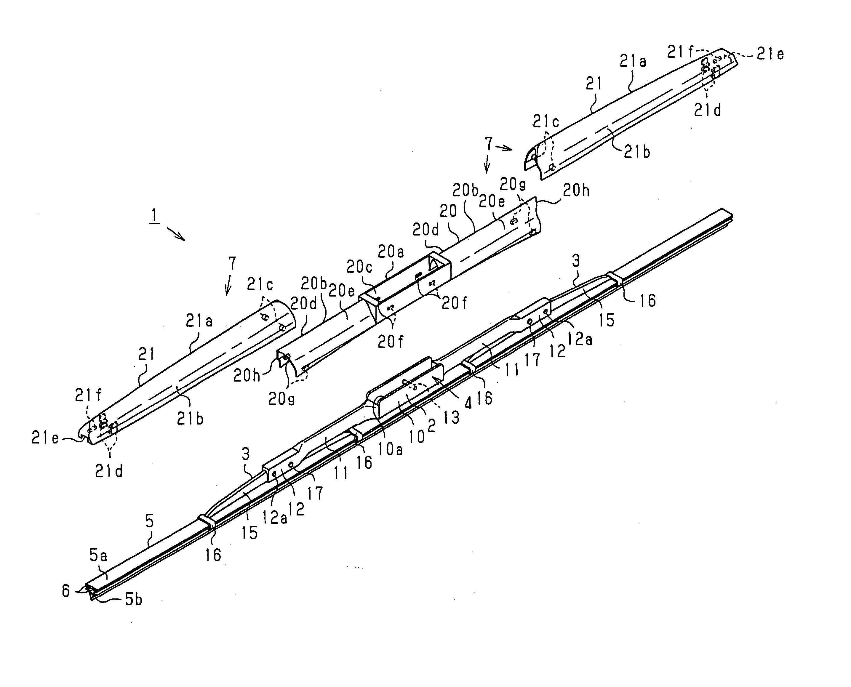 Wiper blade and wiper system having the same