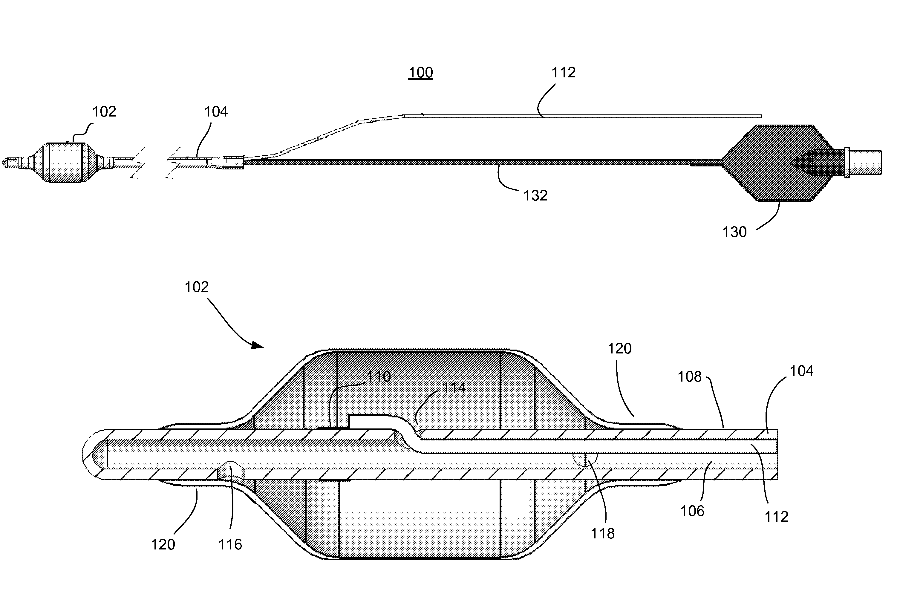 Methods and apparatus for electrical treatment using balloon and electrode