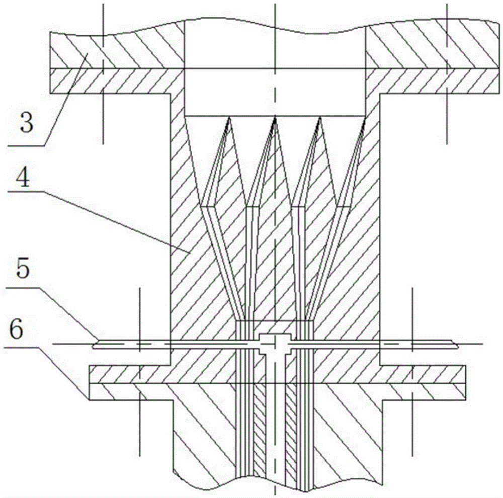 A melt electrospinning device and method based on calculus lamination