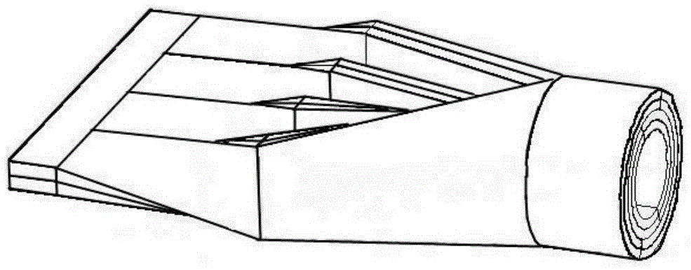 A melt electrospinning device and method based on calculus lamination