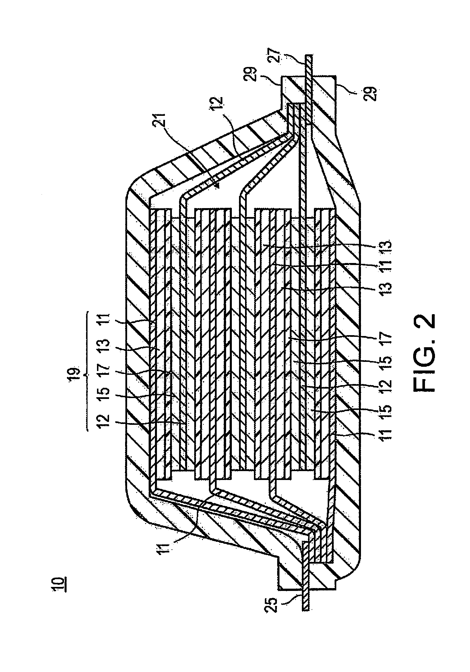 Method for producing lithium ion secondary battery